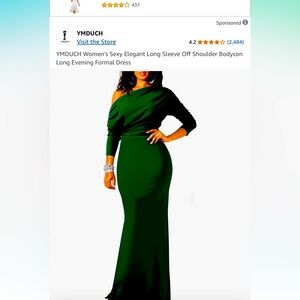 Elegant Sleeveless Off Shoulder Bodycon Long Formal Party Evening Dress